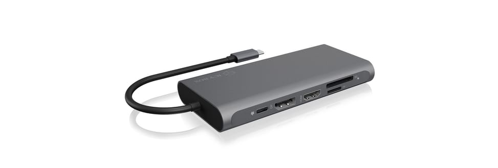 ICY BOX IB-DK4050-CPD Avec fil USB 3.2 Gen 1 (3.1 Gen 1) Type-C Anthracite (60718) — image 3