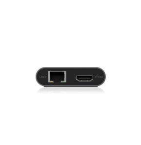 ICY BOX IB-DK4050-CPD Avec fil USB 3.2 Gen 1 (3.1 Gen 1) Type-C Anthracite (60718)