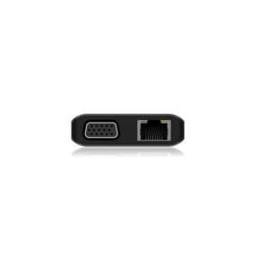 ICY BOX IB-DK4070-CPD Avec fil USB 3.2 Gen 1 (3.1 Gen 1) Type-C Anthracite, Noir (60806)