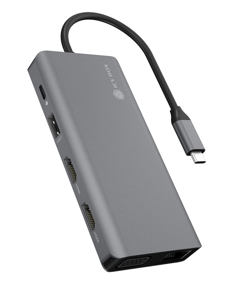 ICY BOX IB-DK4070-CPD Avec fil USB 3.2 Gen 1 (3.1 Gen 1) Type-C Anthracite, Noir (60806) — image 6