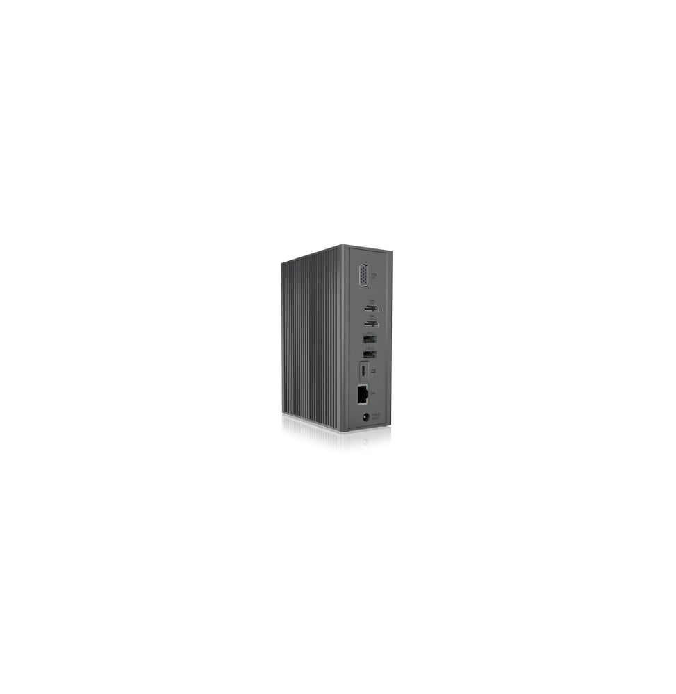 ICY BOX IB-DK2262AC Avec fil USB 3.2 Gen 1 (3.1 Gen 1) Type-C Anthracite (60855)