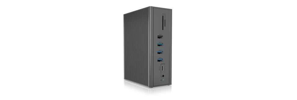 ICY BOX IB-DK2262AC Avec fil USB 3.2 Gen 1 (3.1 Gen 1) Type-C Anthracite (60855) — image 3