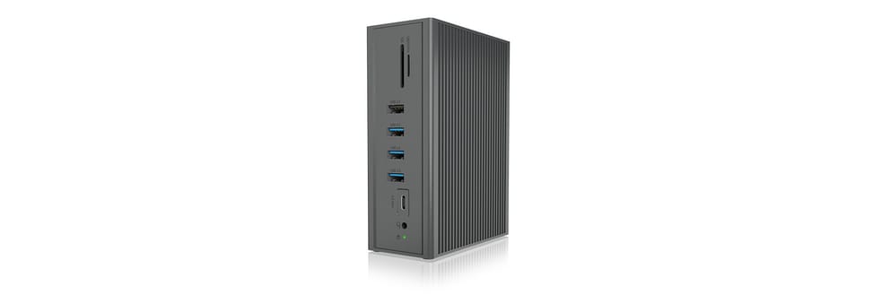ICY BOX IB-DK2262AC Avec fil USB 3.2 Gen 1 (3.1 Gen 1) Type-C Anthracite (60855) — image 4