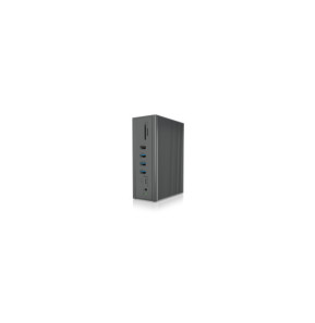 ICY BOX IB-DK2262AC Avec fil USB 3.2 Gen 1 (3.1 Gen 1) Type-C Anthracite (60855)