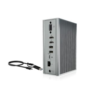ICY BOX IB-DK2262AC Avec fil USB 3.2 Gen 1 (3.1 Gen 1) Type-C Anthracite (60855)