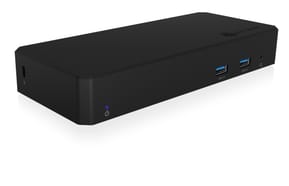 ICY BOX IB-DK2254AC Avec fil USB 3.2 Gen 2 (3.1 Gen 2) Type-C Noir (60802)