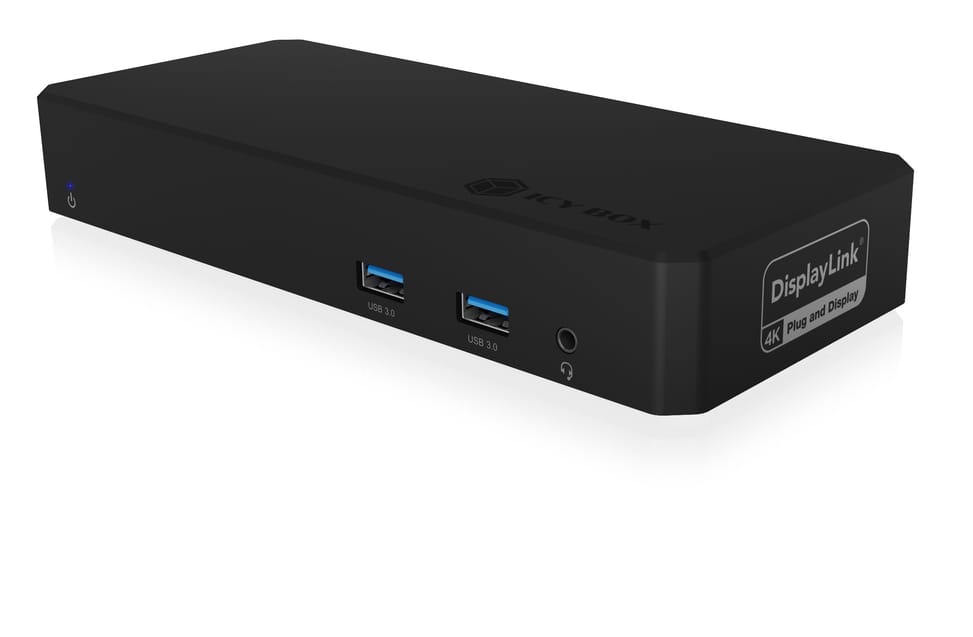ICY BOX IB-DK2254AC Avec fil USB 3.2 Gen 2 (3.1 Gen 2) Type-C Noir (60802) — image 2