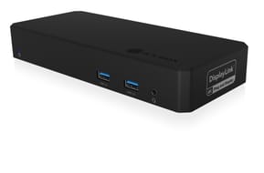 ICY BOX IB-DK2254AC Avec fil USB 3.2 Gen 2 (3.1 Gen 2) Type-C Noir (60802) — image 2