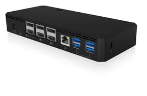 ICY BOX IB-DK2254AC Avec fil USB 3.2 Gen 2 (3.1 Gen 2) Type-C Noir (60802) — image 6