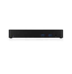 ICY BOX IB-DK2254AC Avec fil USB 3.2 Gen 2 (3.1 Gen 2) Type-C Noir (60802)