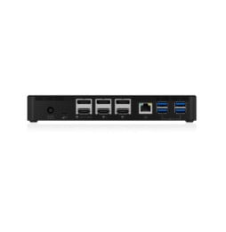 ICY BOX IB-DK2254AC Avec fil USB 3.2 Gen 2 (3.1 Gen 2) Type-C Noir (60802)