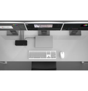 ICY BOX IB-DK2254AC Avec fil USB 3.2 Gen 2 (3.1 Gen 2) Type-C Noir (60802)