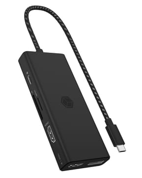 ICY BOX IB-DK4011-CPD Avec fil USB 3.2 Gen 1 (3.1 Gen 1) Type-C Noir (60999)
