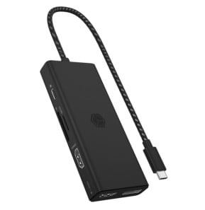 ICY BOX IB-DK4011-CPD Avec fil USB 3.2 Gen 1 (3.1 Gen 1) Type-C Noir (60999)
