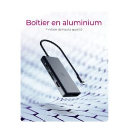 ICY BOX IB-DK4011-CPD Avec fil USB 3.2 Gen 1 (3.1 Gen 1) Type-C Noir (60999)