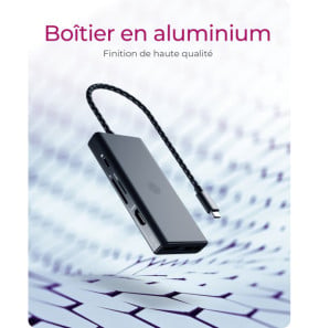 ICY BOX IB-DK4011-CPD Avec fil USB 3.2 Gen 1 (3.1 Gen 1) Type-C Noir (60999)