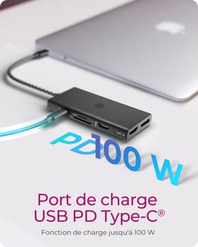 ICY BOX IB-DK4011-CPD Avec fil USB 3.2 Gen 1 (3.1 Gen 1) Type-C Noir (60999) — image 5