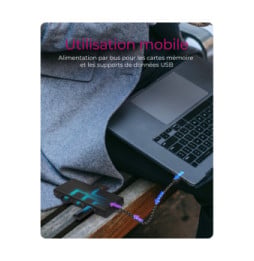 ICY BOX IB-DK4011-CPD Avec fil USB 3.2 Gen 1 (3.1 Gen 1) Type-C Noir (60999)