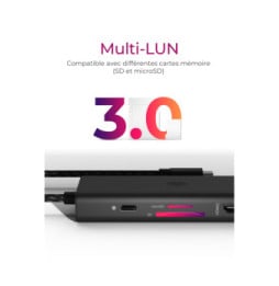 ICY BOX IB-DK4011-CPD Avec fil USB 3.2 Gen 1 (3.1 Gen 1) Type-C Noir (60999)