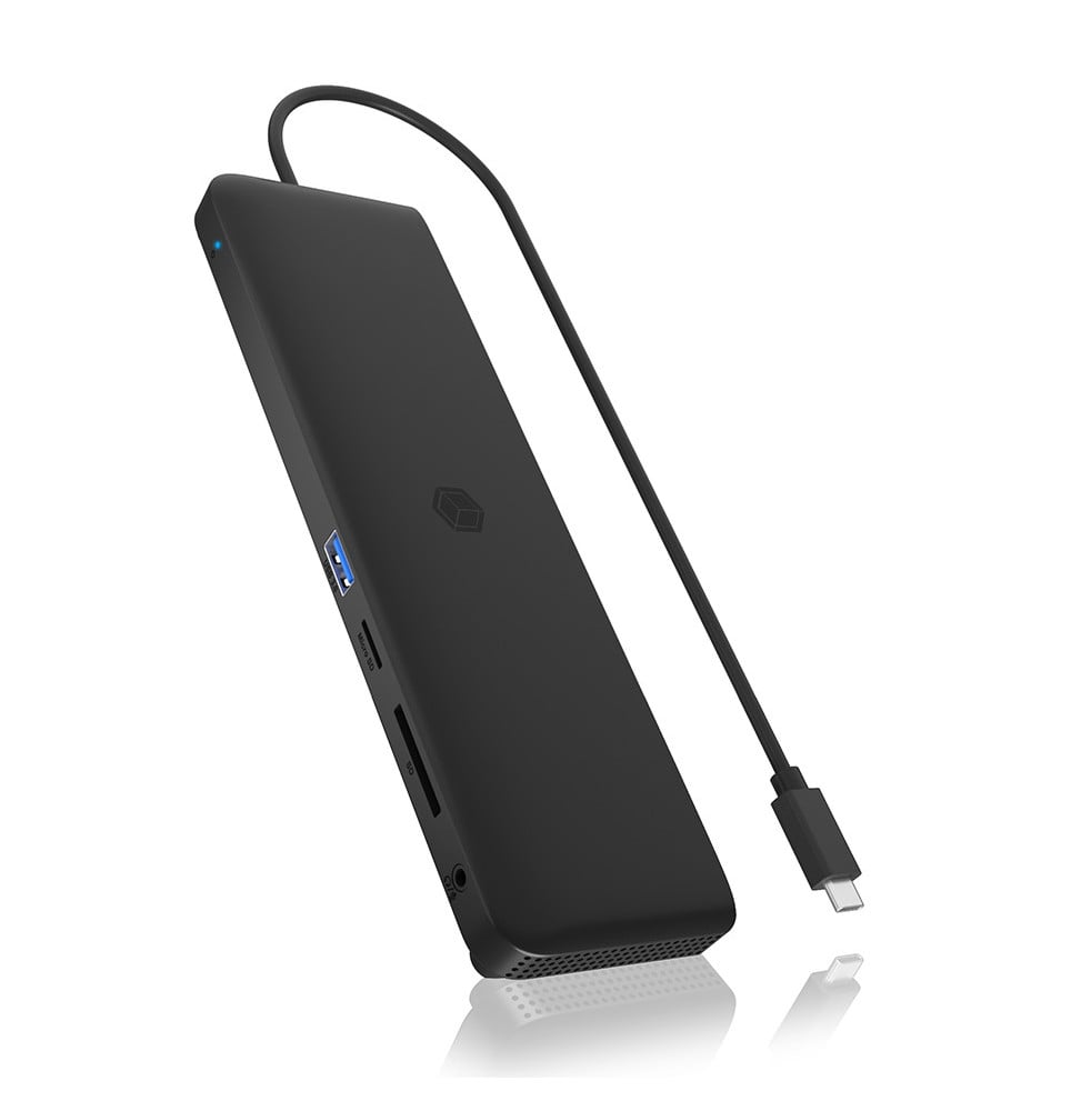 ICY BOX IB-DK2116-C Station d'accueil USB 3.2 Gen 2 (3.1 Gen 2) Type-C Noir (61005)