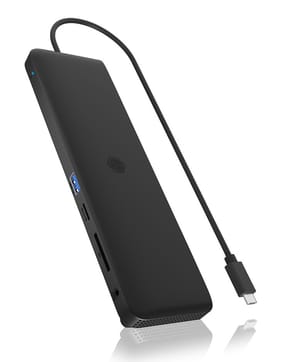 ICY BOX IB-DK2116-C Station d'accueil USB 3.2 Gen 2 (3.1 Gen 2) Type-C Noir (61005)