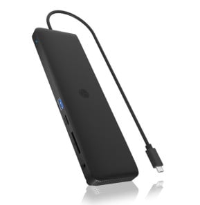 ICY BOX IB-DK2116-C Station d'accueil USB 3.2 Gen 2 (3.1 Gen 2) Type-C Noir (61005)