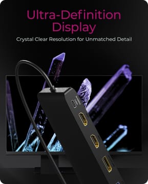 ICY BOX IB-DK2116-C Station d'accueil USB 3.2 Gen 2 (3.1 Gen 2) Type-C Noir (61005) — image 2