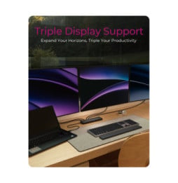 ICY BOX IB-DK2116-C Station d'accueil USB 3.2 Gen 2 (3.1 Gen 2) Type-C Noir (61005)
