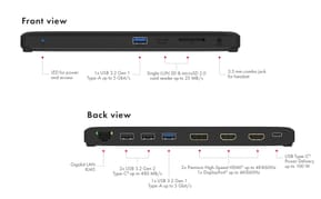 ICY BOX IB-DK2116-C Station d'accueil USB 3.2 Gen 2 (3.1 Gen 2) Type-C Noir (61005) — image 8