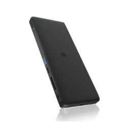 ICY BOX IB-DK2416-C Avec fil Noir (61006)