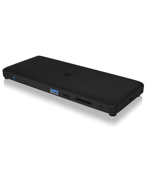ICY BOX IB-DK2416-C Avec fil Noir (61006) — image 2