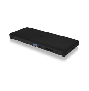 ICY BOX IB-DK2416-C Avec fil Noir (61006)