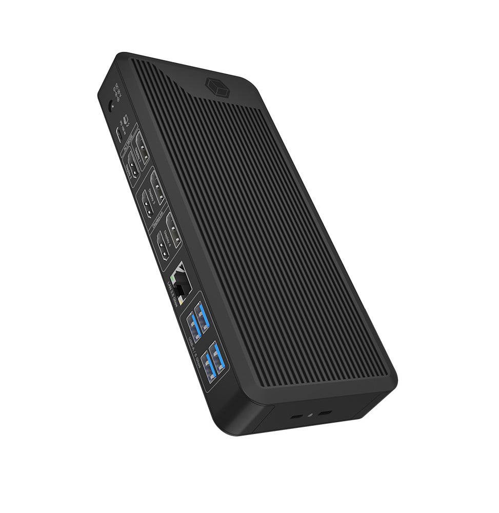 ICY BOX IB-DK2280AC Avec fil USB4 Noir (61018)