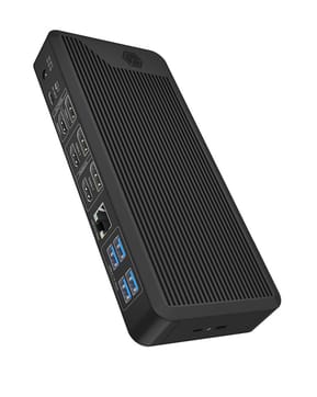 ICY BOX IB-DK2280AC Avec fil USB4 Noir (61018)