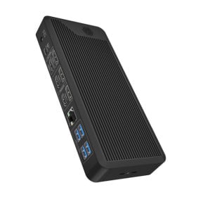 ICY BOX IB-DK2280AC Avec fil USB4 Noir (61018)