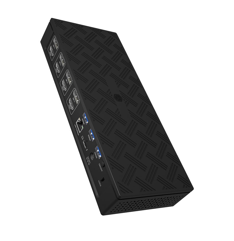 ICY BOX IB-DK2288AC Avec fil Noir (61002)