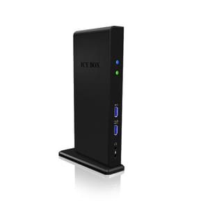 ICY BOX IB-DK2241AC Avec fil USB 3.2 Gen 1 (3.1 Gen 1) Type-A Noir (20850) — image 2