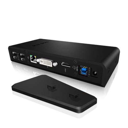 ICY BOX IB-DK2241AC Avec fil USB 3.2 Gen 1 (3.1 Gen 1) Type-A Noir (20850) — image 3