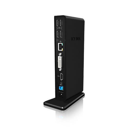 ICY BOX IB-DK2241AC Avec fil USB 3.2 Gen 1 (3.1 Gen 1) Type-A Noir (20850) — image 4