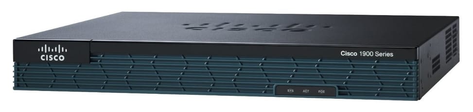 راوتر Cisco 1921 بخدمات متكاملة من السلسلة 1900 (CISCO1921/K9) — صورة 1