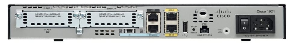 راوتر Cisco 1921 بخدمات متكاملة من السلسلة 1900 (CISCO1921/K9) — صورة 2