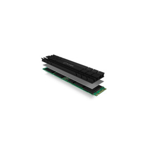 ICY BOX IB-M2HS-1001 Disque électronique Dissipateur thermique/Radiateur Noir 1 pièce(s) (60384)