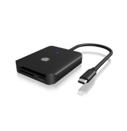 ICY BOX IB-CR403-C3 lecteur de carte mémoire USB 3.2 Gen 1 (3.1 Gen 1) Type-C Noir (60862)