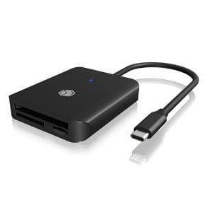 ICY BOX IB-CR403-C3 lecteur de carte mémoire USB 3.2 Gen 1 (3.1 Gen 1) Type-C Noir (60862)