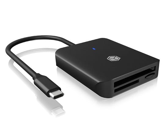 ICY BOX IB-CR403-C3 lecteur de carte mémoire USB 3.2 Gen 1 (3.1 Gen 1) Type-C Noir (60862) — image 2
