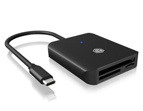 ICY BOX IB-CR403-C3 lecteur de carte mémoire USB 3.2 Gen 1 (3.1 Gen 1) Type-C Noir (60862) — image 2
