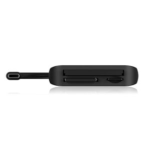 ICY BOX IB-CR403-C3 lecteur de carte mémoire USB 3.2 Gen 1 (3.1 Gen 1) Type-C Noir (60862)