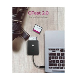 ICY BOX IB-CR403-C3 lecteur de carte mémoire USB 3.2 Gen 1 (3.1 Gen 1) Type-C Noir (60862)