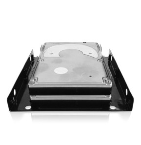 ICY BOX IB-AC643 Cage disque dur Cadre interne de fixation pour 2 unités DD/SSD 2,5" dans une baie de 3,5"  (70643)