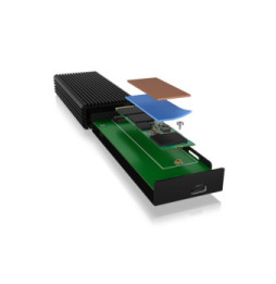ICY BOX IB-1916M-C32 Enceinte ssd Noir M.2 (60729)
